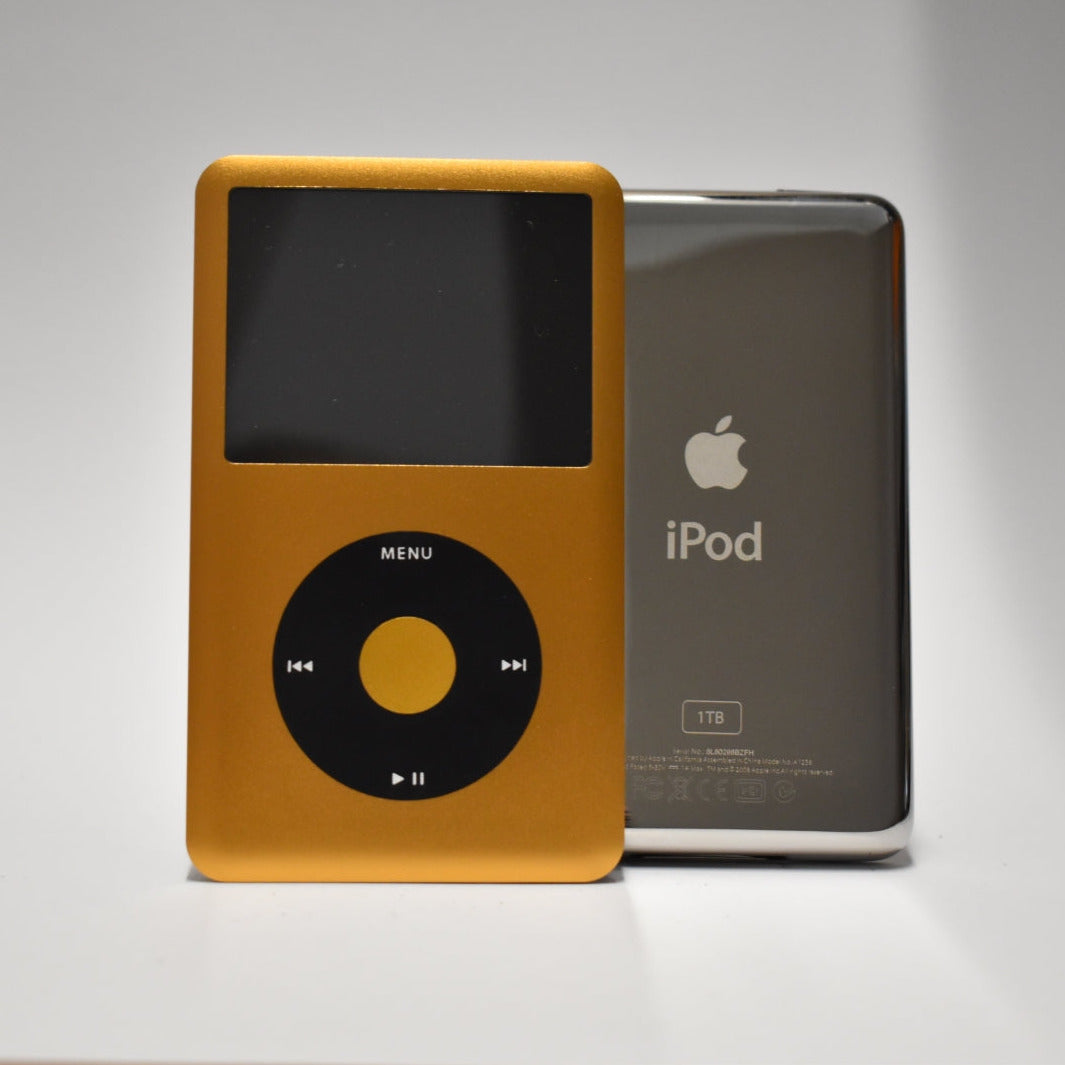 iPod classic - Gold and Black | Flash Storage and Extended Battery