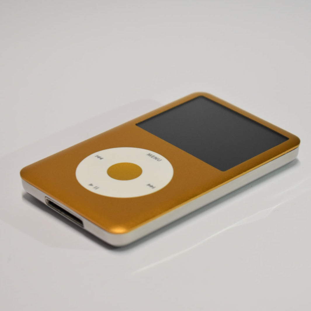 iPod classic - Gold and White | Flash Storage and Extended Battery