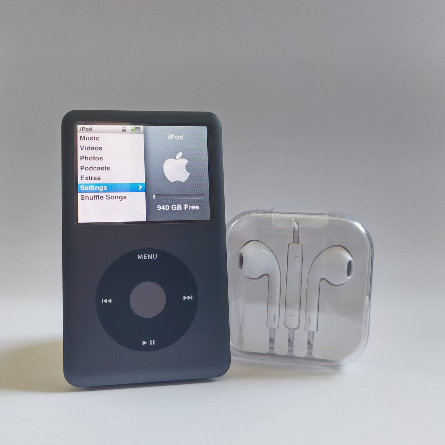 iPod classic - Grey | Flash Storage and Extended Battery