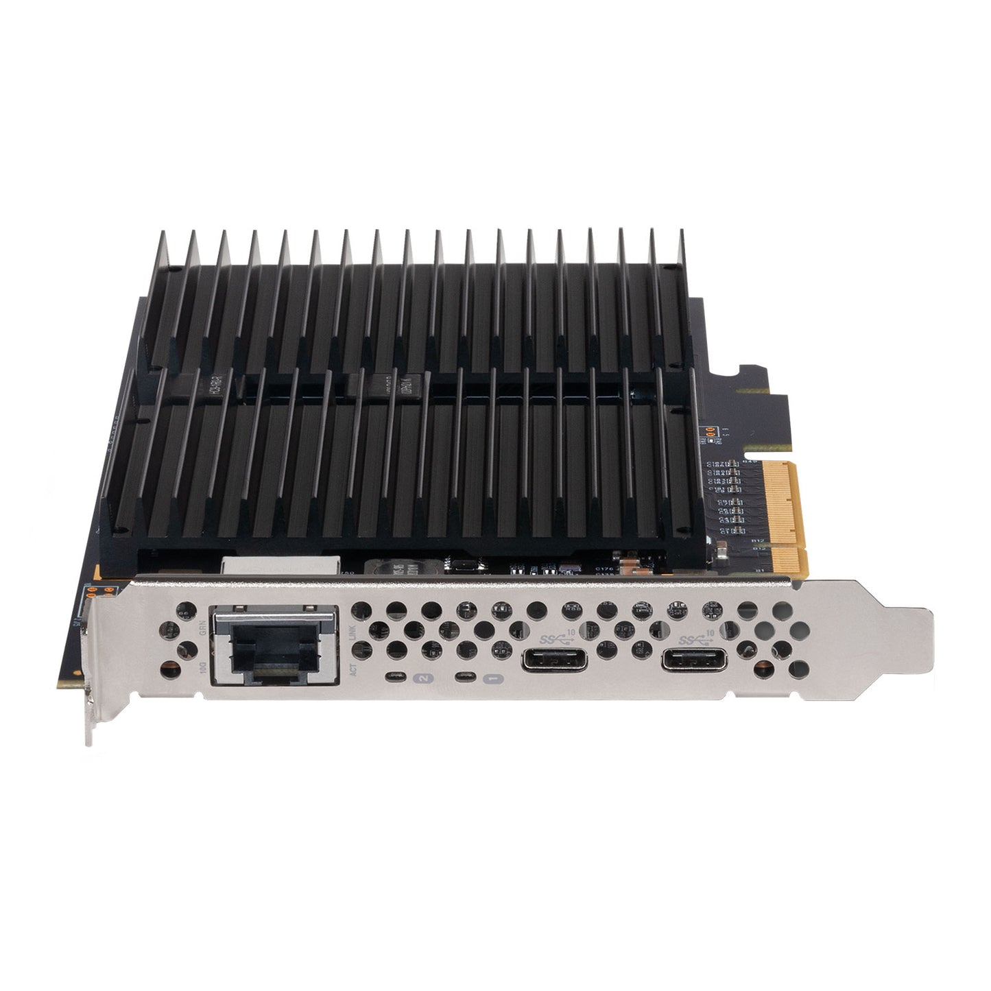 Sonnet McFiver Multifunction PCIe card - 10Gb/s Ethernet, Dual M.2 NVMe, 10Gb/s USB C