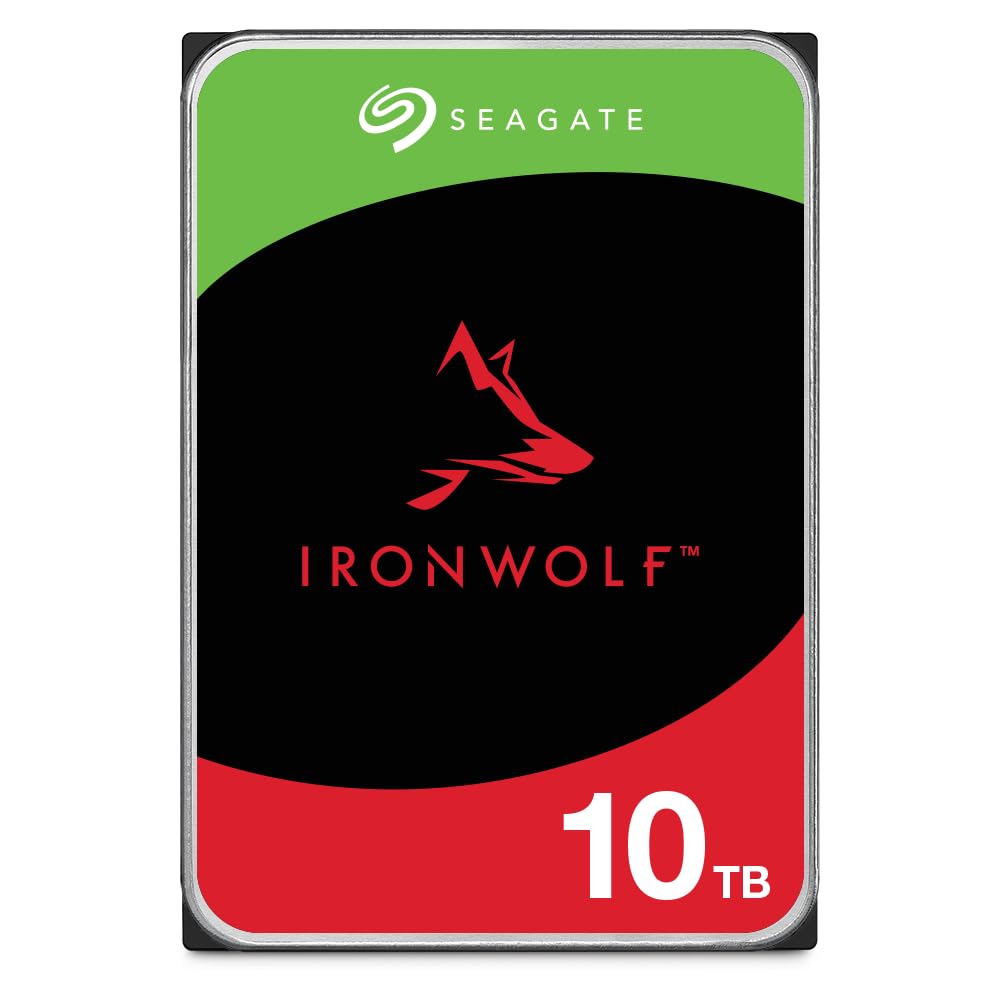 Seagate IronWolf NAS 3.5 Inch Hard Drive (10TB)