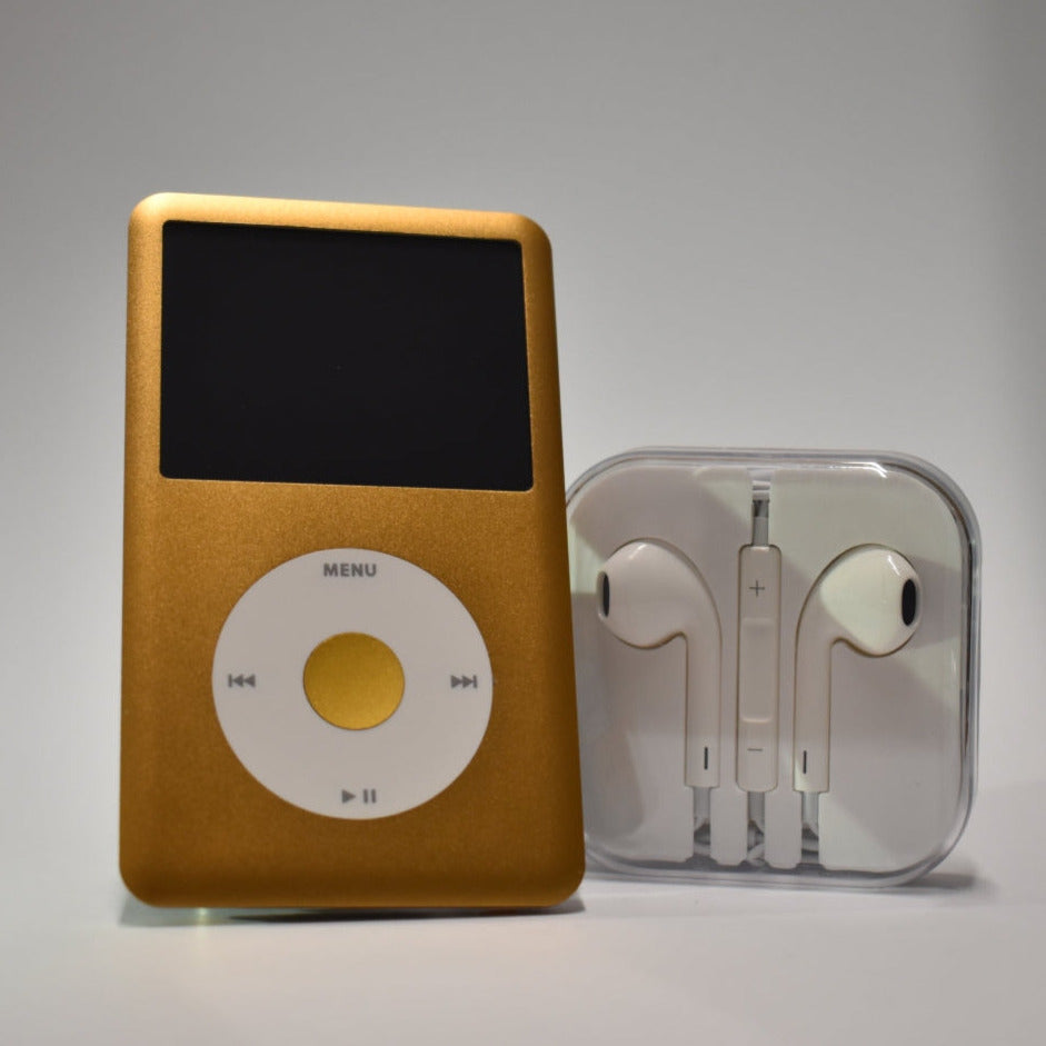 iPod classic - Gold and White | Flash Storage and Extended Battery