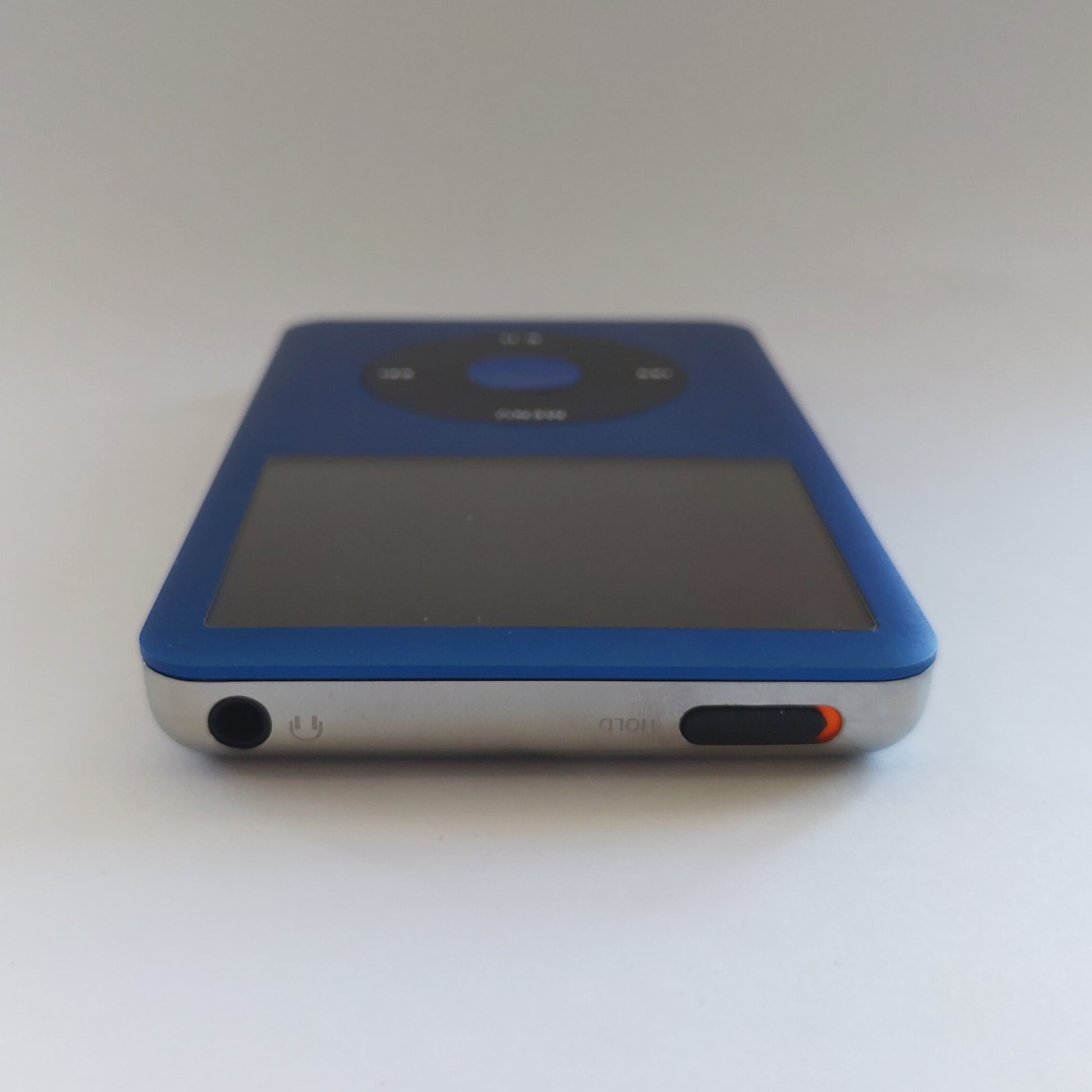 Custom Blue iPod classic top view