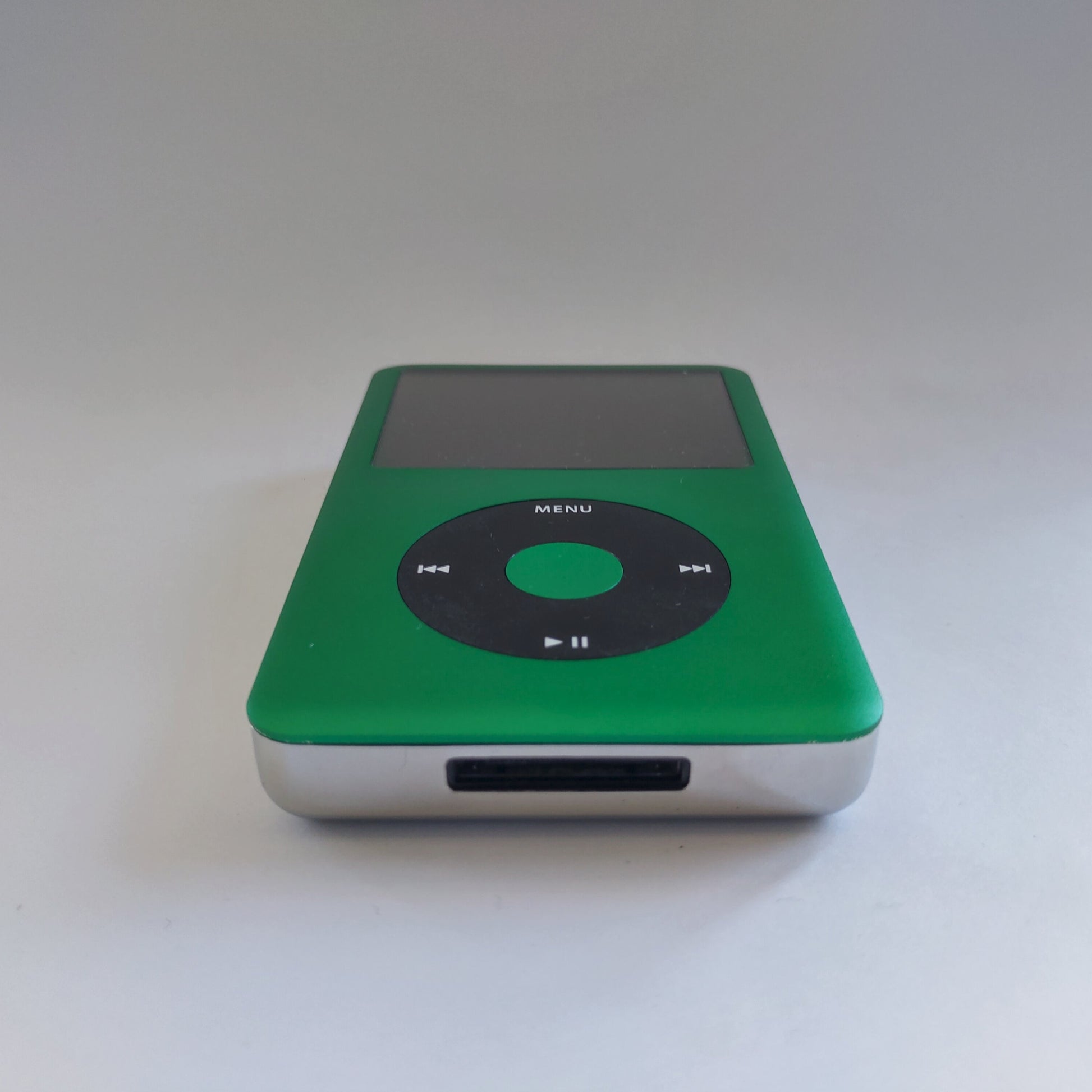 Green iPod classic front view